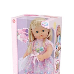 عروسک دخترانه با پیراهن وارم بیبی Warm Baby مدل RT05080-1-اسباب بازی